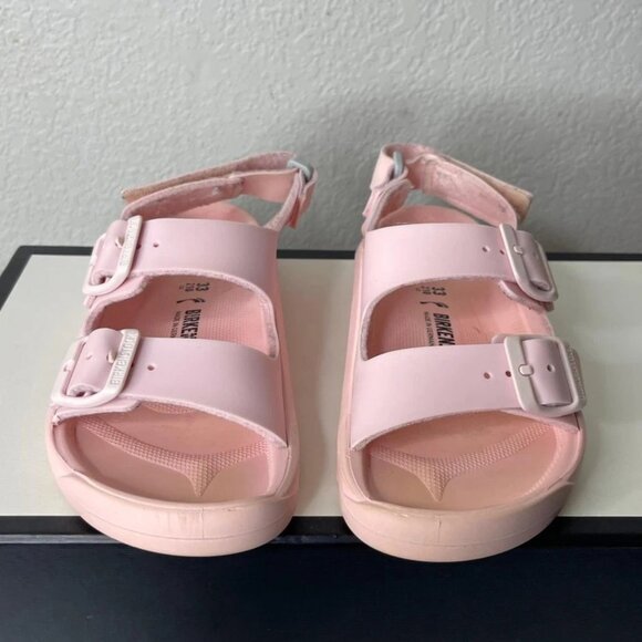 Birkenstock Mogami Icy Gentle Rose Pink Sandals Strap Kids Girls Size 33 EU/2 US - Picture 1 of 10
